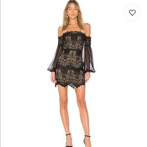 Annika dress in black X by NBD